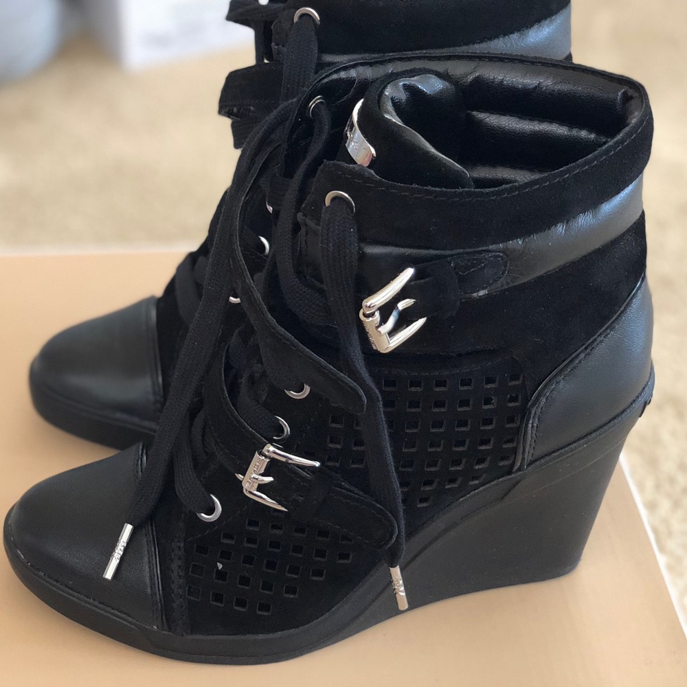 Michael Kors wedge sneakers, size 7.5, brand new